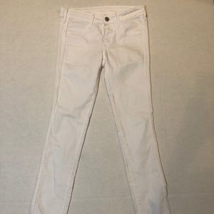 White H&M skinny low waist jeans
